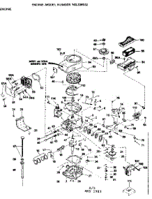 Replacement Parts parts for Craftsman Lawn & Garden Engine 143336032 from AppliancePartsPros.com