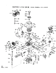 Replacement Parts parts for Craftsman Lawn & Garden Engine 143336042 from AppliancePartsPros.com