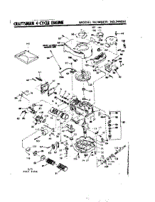 Replacement Parts parts for Craftsman Lawn & Garden Engine 143344032 from AppliancePartsPros.com