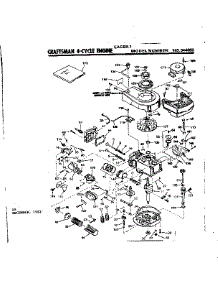 Replacement Parts parts for Craftsman Lawn & Garden Engine 143344082 from AppliancePartsPros.com