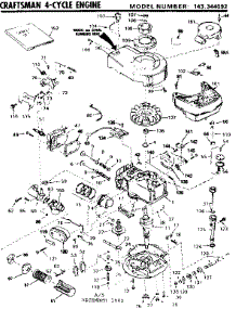 Replacement Parts parts for Craftsman Lawn & Garden Engine 143344092 from AppliancePartsPros.com