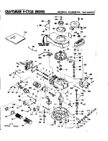 Replacement Parts parts for Craftsman Lawn & Garden Engine 143344102 from AppliancePartsPros.com