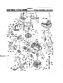 Replacement Parts parts for Craftsman Lawn & Garden Engine 143344122 from AppliancePartsPros.com