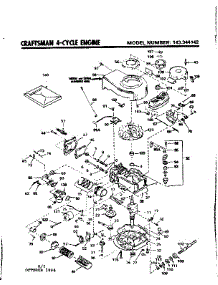 Replacement Parts parts for Craftsman Lawn & Garden Engine 143344142 from AppliancePartsPros.com