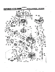 Replacement Parts parts for Craftsman Lawn & Garden Engine 143344152 from AppliancePartsPros.com