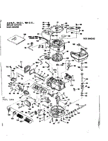 Replacement Parts parts for Craftsman Lawn & Garden Engine 143344242 from AppliancePartsPros.com