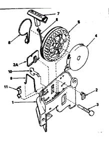 Rewind Starter No. 590531 parts for Craftsman Lawn & Garden Engine 143344252 from AppliancePartsPros.com
