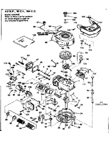 Replacement Parts parts for Craftsman Lawn & Garden Engine 143344312 from AppliancePartsPros.com