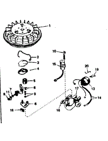 Magneto parts for Craftsman Lawn & Garden Engine 143344322 from AppliancePartsPros.com