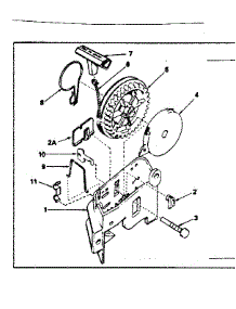 Rewind Starter parts for Craftsman Lawn & Garden Engine 143344352 from AppliancePartsPros.com