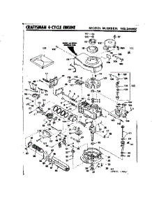 Replacement Parts parts for Craftsman Lawn & Garden Engine 143344402 from AppliancePartsPros.com