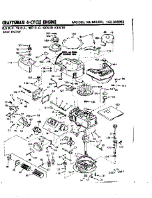 Replacement Parts parts for Craftsman Lawn & Garden Engine 143345052 from AppliancePartsPros.com