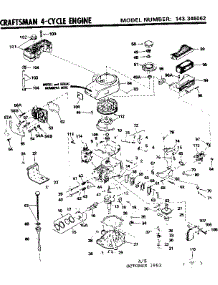 Replacement Parts parts for Craftsman Lawn & Garden Engine 143346062 from AppliancePartsPros.com