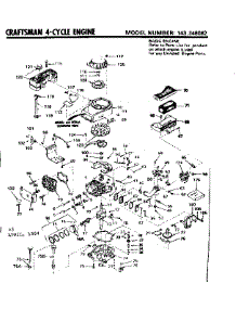 Replacement Parts parts for Craftsman Lawn & Garden Engine 143346082 from AppliancePartsPros.com