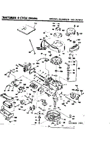 Replacement Parts parts for Craftsman Lawn & Garden Engine 143351012 from AppliancePartsPros.com