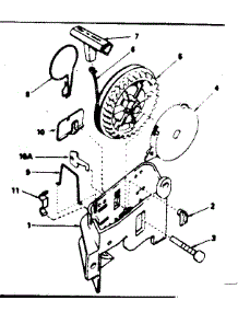 Rewind Starter parts for Craftsman Lawn & Garden Engine 143354052 from AppliancePartsPros.com