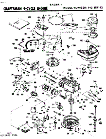 Replacement Parts parts for Craftsman Lawn & Garden Engine 143354112 from AppliancePartsPros.com