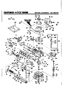 Replacement Parts parts for Craftsman Lawn & Garden Engine 143354132 from AppliancePartsPros.com