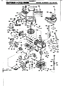 Replacement Parts parts for Craftsman Lawn & Garden Engine 143354152 from AppliancePartsPros.com