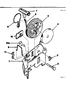 Rewind Starter parts for Craftsman Lawn & Garden Engine 143354212 from AppliancePartsPros.com