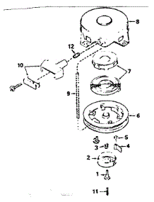 Starter, Rewind No. 590420A parts for Craftsman Lawn & Garden Engine 143354222 from AppliancePartsPros.com