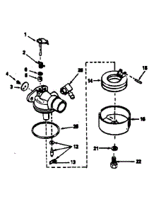 Carburetor parts for Craftsman Lawn & Garden Engine 143354252 from AppliancePartsPros.com