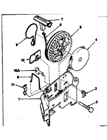 Rewind Starter parts for Craftsman Lawn & Garden Engine 143354262 from AppliancePartsPros.com