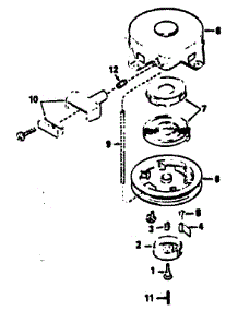 Rewind Starter parts for Craftsman Lawn & Garden Engine 143354362 from AppliancePartsPros.com