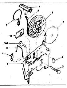Rewind Starter parts for Craftsman Lawn & Garden Engine 143354372 from AppliancePartsPros.com
