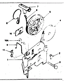 Rewind Starter parts for Craftsman Lawn & Garden Engine 143354412 from AppliancePartsPros.com