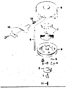 Rewind Starter parts for Craftsman Lawn & Garden Engine 143354422 from AppliancePartsPros.com