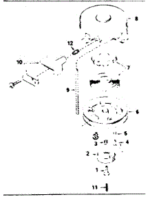 Rewind Starter parts for Craftsman Lawn & Garden Engine 143354432 from AppliancePartsPros.com