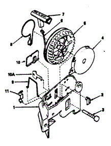 Rewind Starter No. 590531 parts for Craftsman Lawn & Garden Engine 143354452 from AppliancePartsPros.com