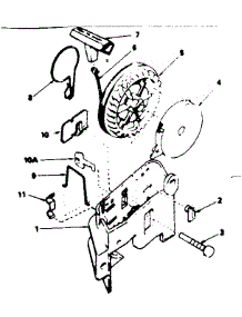 Rewind Starter No. 580631 parts for Craftsman Lawn & Garden Engine 143354492 from AppliancePartsPros.com
