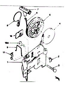Rewind Starter parts for Craftsman Lawn & Garden Engine 143354502 from AppliancePartsPros.com