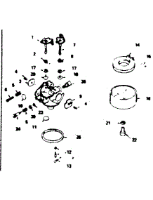 Carburetor parts for Craftsman Lawn & Garden Engine 143356102 from AppliancePartsPros.com