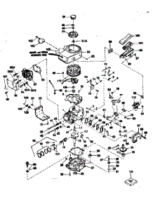 Engine parts for Craftsman Lawn & Garden Engine 143356172 from AppliancePartsPros.com