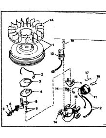 Magneto parts for Craftsman Lawn & Garden Engine 143356172 from AppliancePartsPros.com