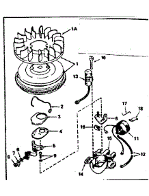 Magneto parts for Craftsman Lawn & Garden Engine 143356182 from AppliancePartsPros.com