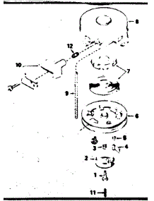 Rewind Starter parts for Craftsman Lawn & Garden Engine 143361012 from AppliancePartsPros.com