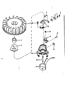 Magneto (Wico Fw-2617) parts for Craftsman Lawn & Garden Engine 14336253 from AppliancePartsPros.com