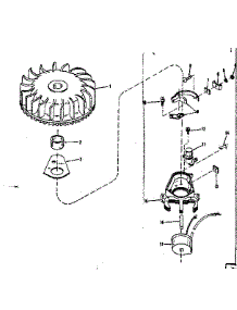 Magneto (Wico Fw-2617) parts for Craftsman Lawn & Garden Engine 14336254 from AppliancePartsPros.com