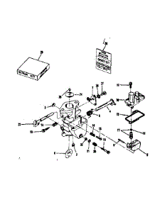Carburetor parts for Craftsman Lawn & Garden Engine 14336254 from AppliancePartsPros.com