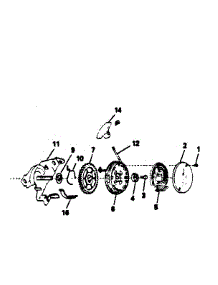 Side Mount Rewind Starter parts for Craftsman Lawn & Garden Engine 143364062 from AppliancePartsPros.com