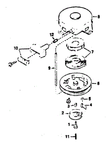 Rewind Starter parts for Craftsman Lawn & Garden Engine 143364212 from AppliancePartsPros.com
