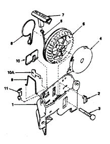 Rewind Starter parts for Craftsman Lawn & Garden Engine 143364252 from AppliancePartsPros.com
