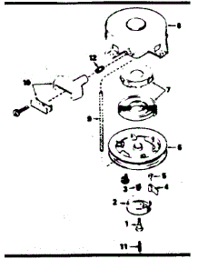 Rewind Starter parts for Craftsman Lawn & Garden Engine 143365012 from AppliancePartsPros.com
