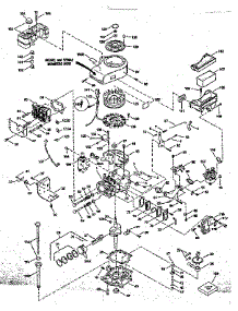 Engine parts for Craftsman Lawn & Garden Engine 143366032 from AppliancePartsPros.com