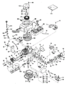 Engine parts for Craftsman Lawn & Garden Engine 143366082 from AppliancePartsPros.com