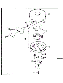 Rewind Starter parts for Craftsman Lawn & Garden Engine 143366082 from AppliancePartsPros.com